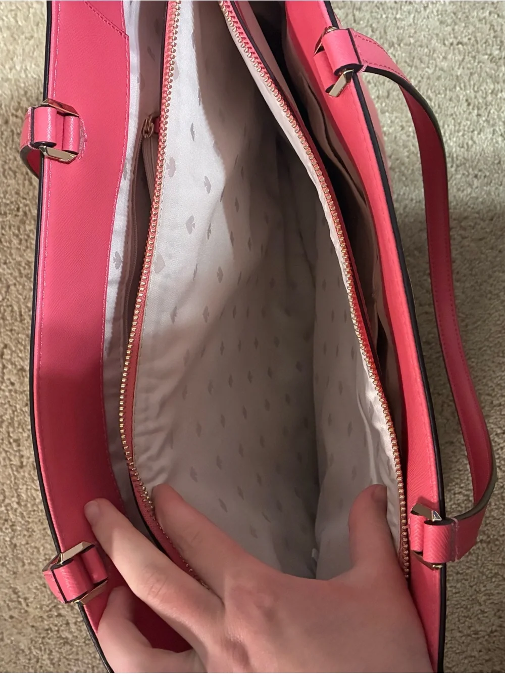 kate spade Hot Pink Leather Tote